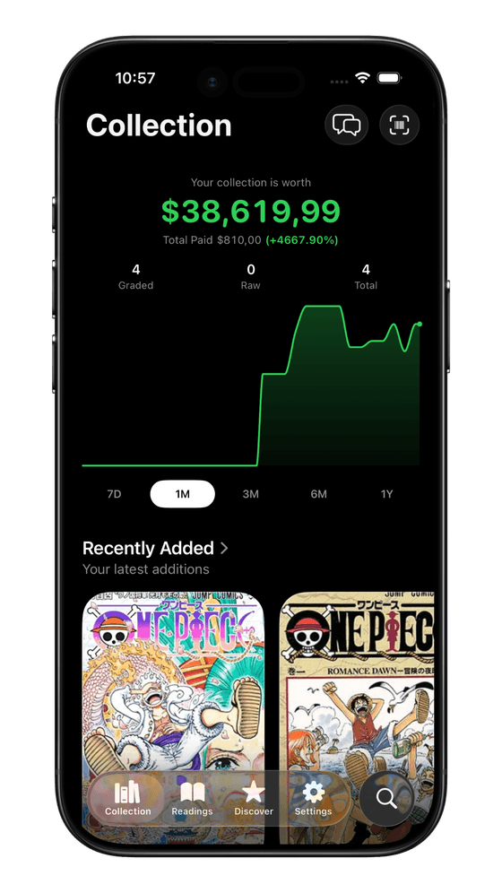 Collection view on iPhone